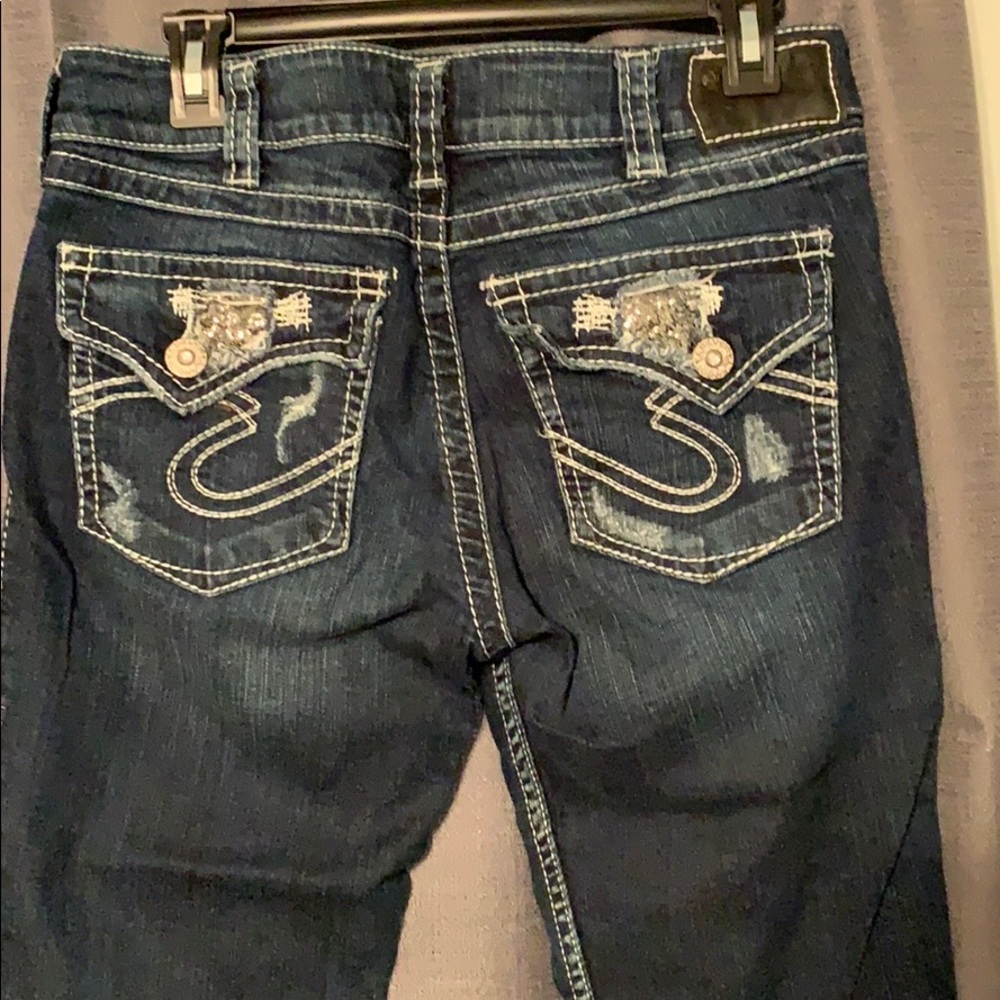 Silver jeans suki Capri jeans size 30